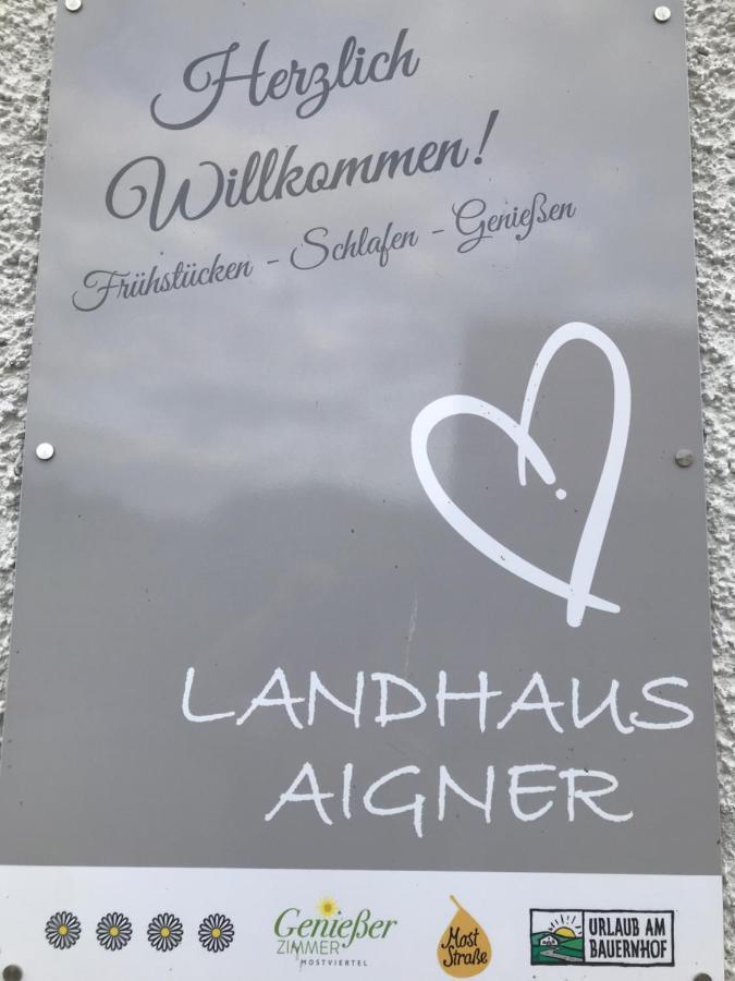 Landhaus Aigner Allhartsberg Exterior foto